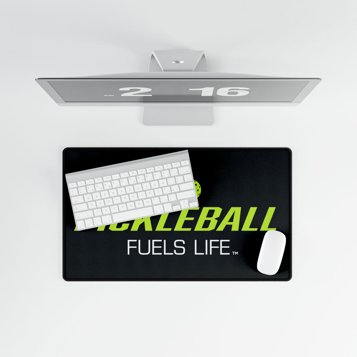Pickleball Fuels Life Desk Mat