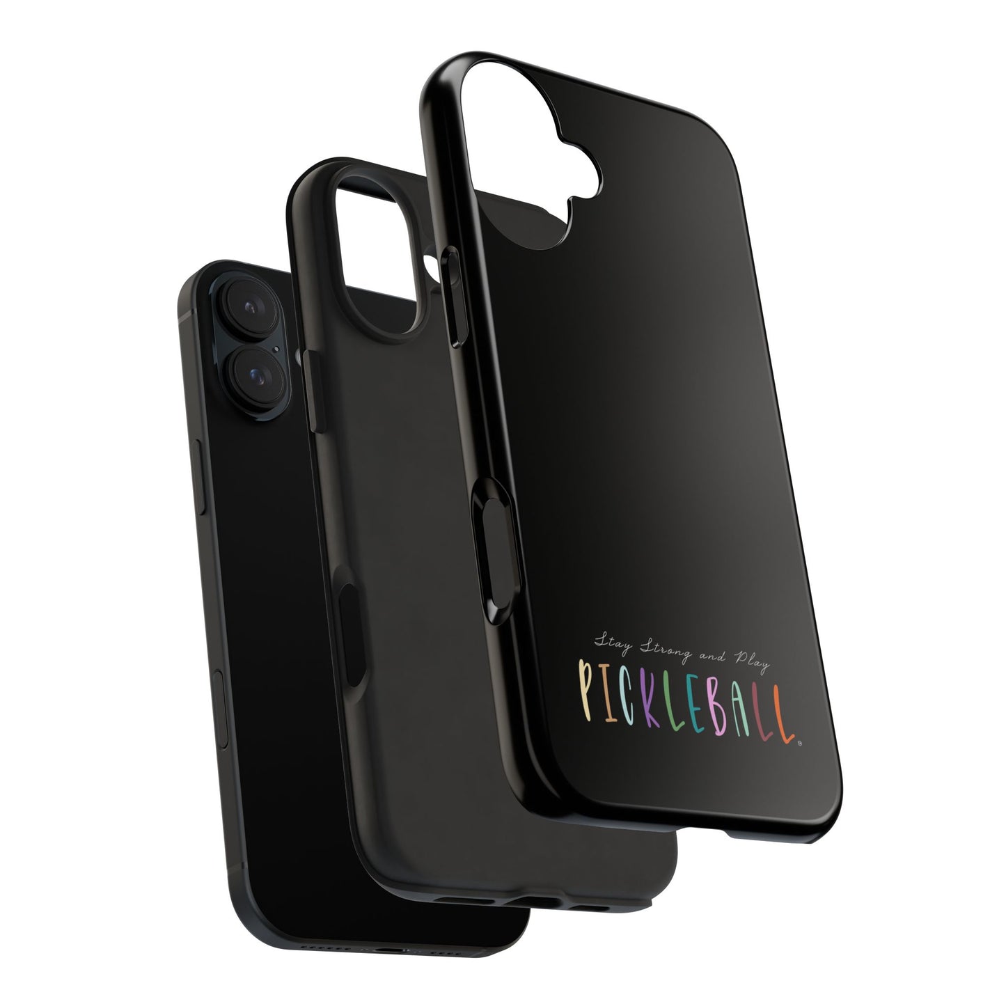 Stay Strong & Play Pickleball Tough Phone Cases