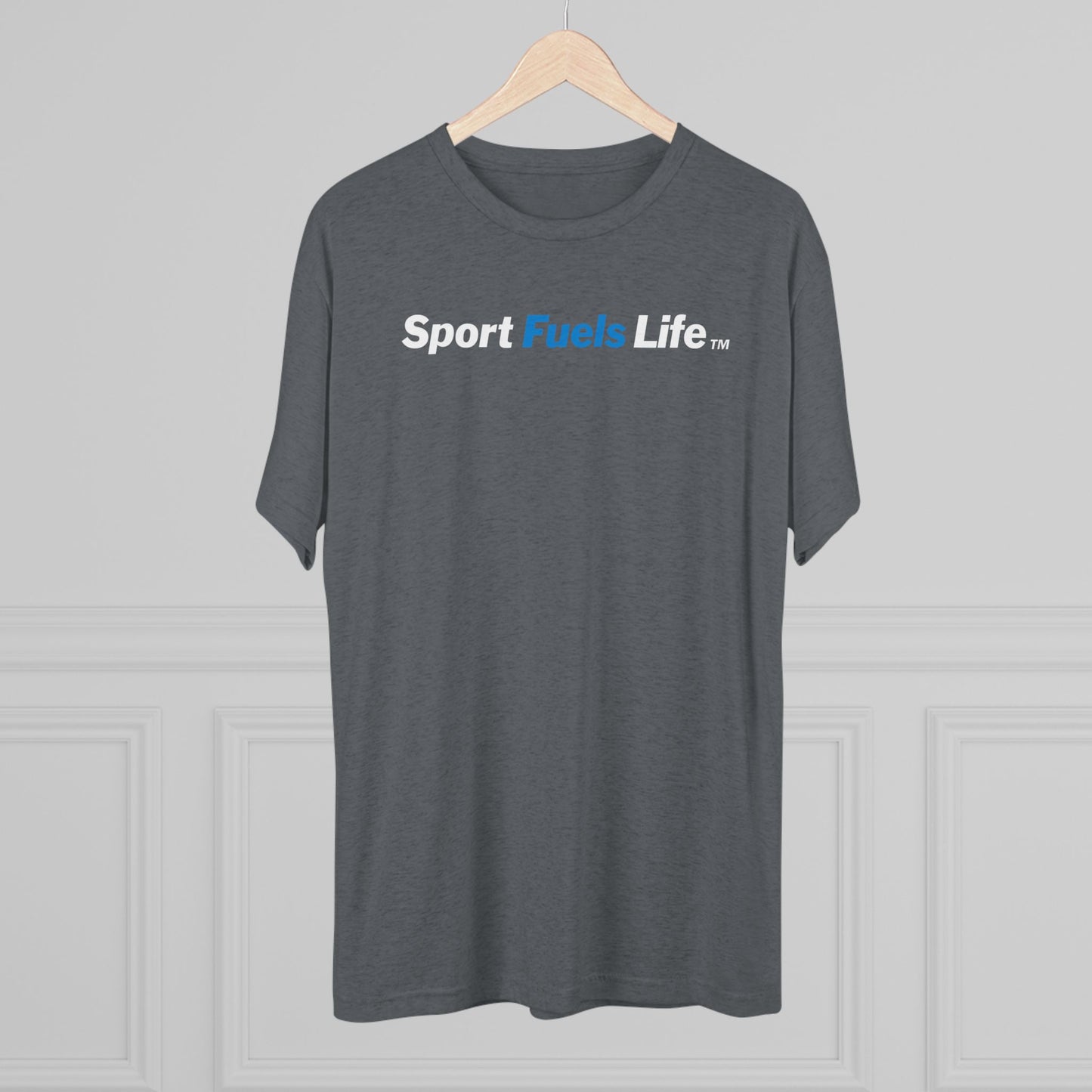 Sport Fuels Life Unisex Tri-Blend Crew Tee