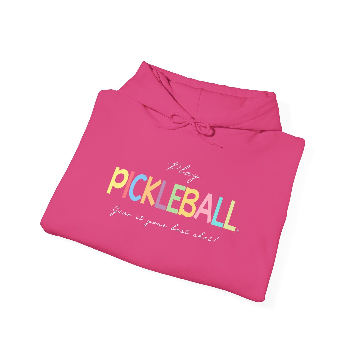 Colorful Pickleball Unisex Heavy Blend™ Hooded Sweatshirt