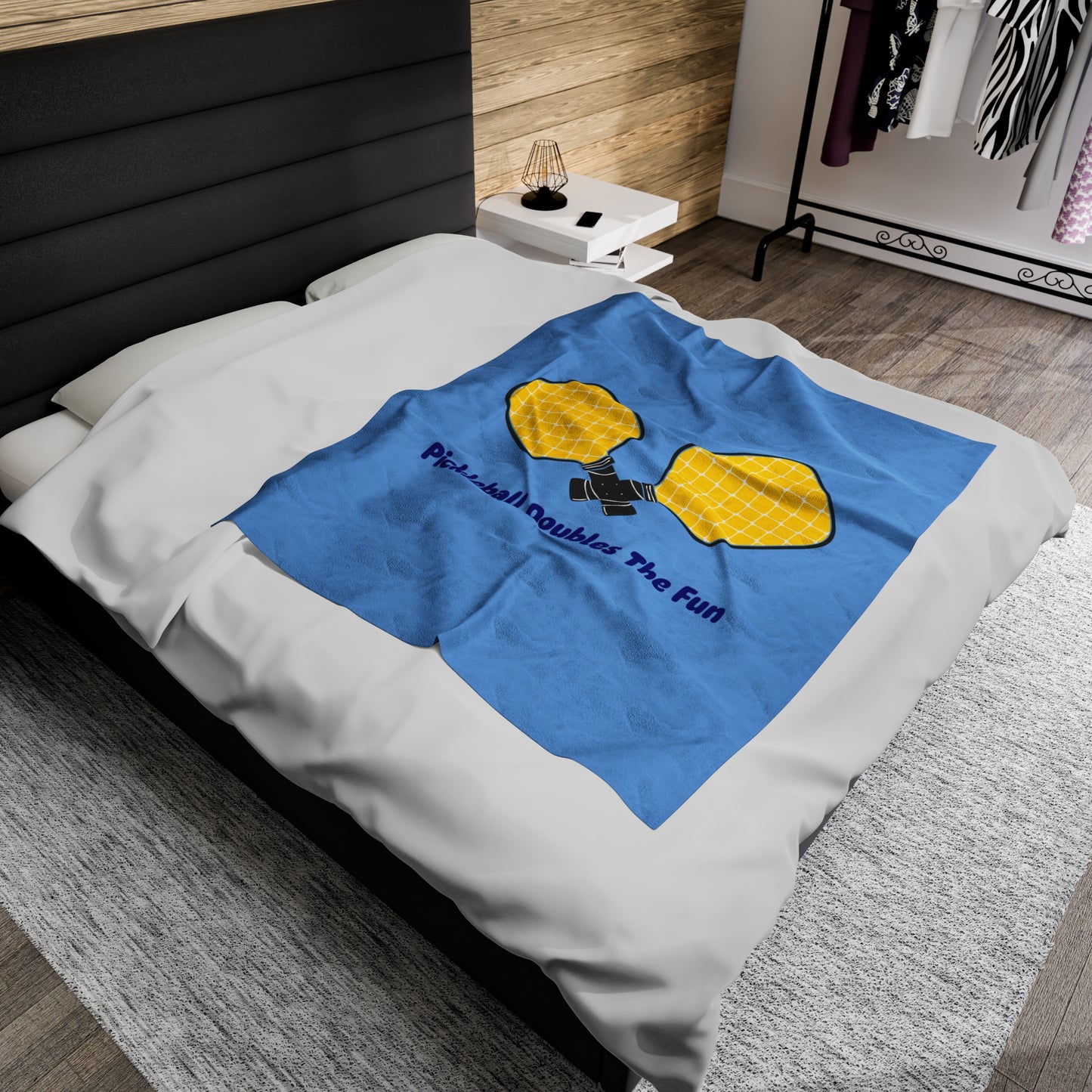 Paddles Velveteen Plush Blanket