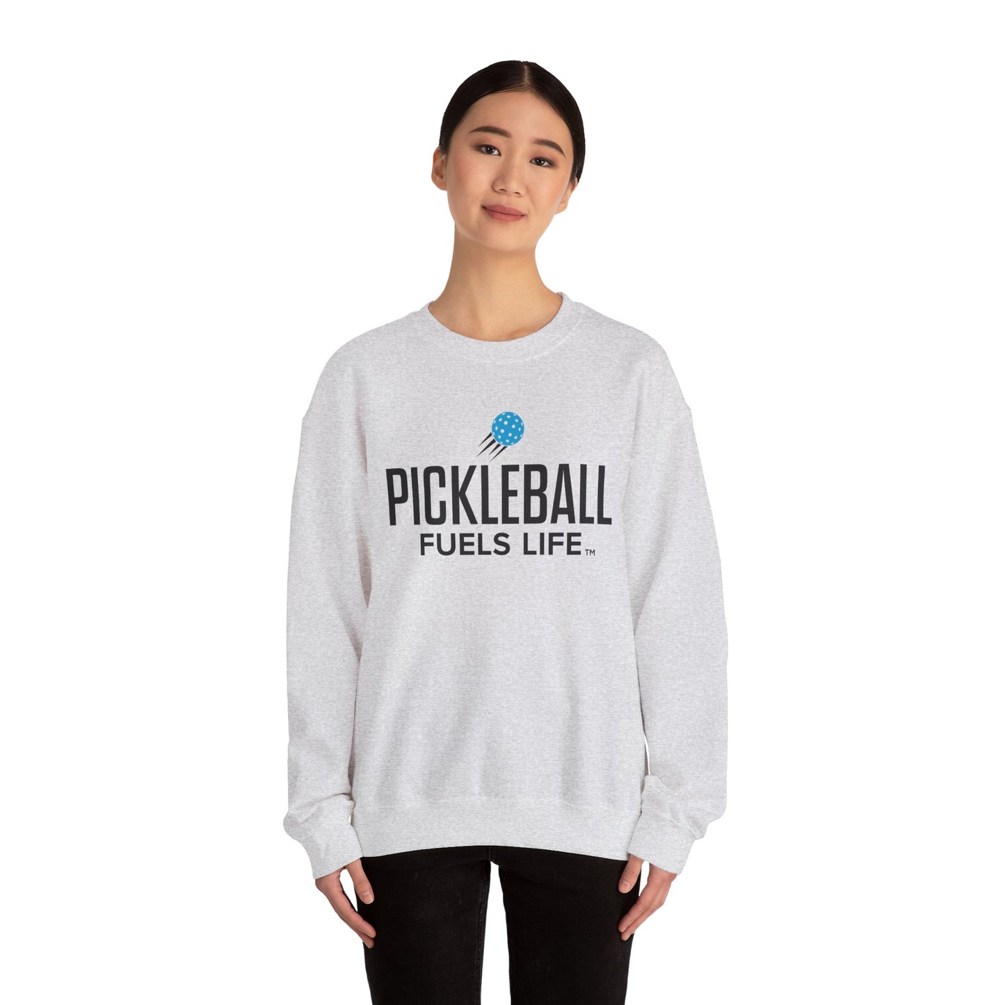 Sleek Pickleball Unisex Heavy Blend™ Crewneck Sweatshirt