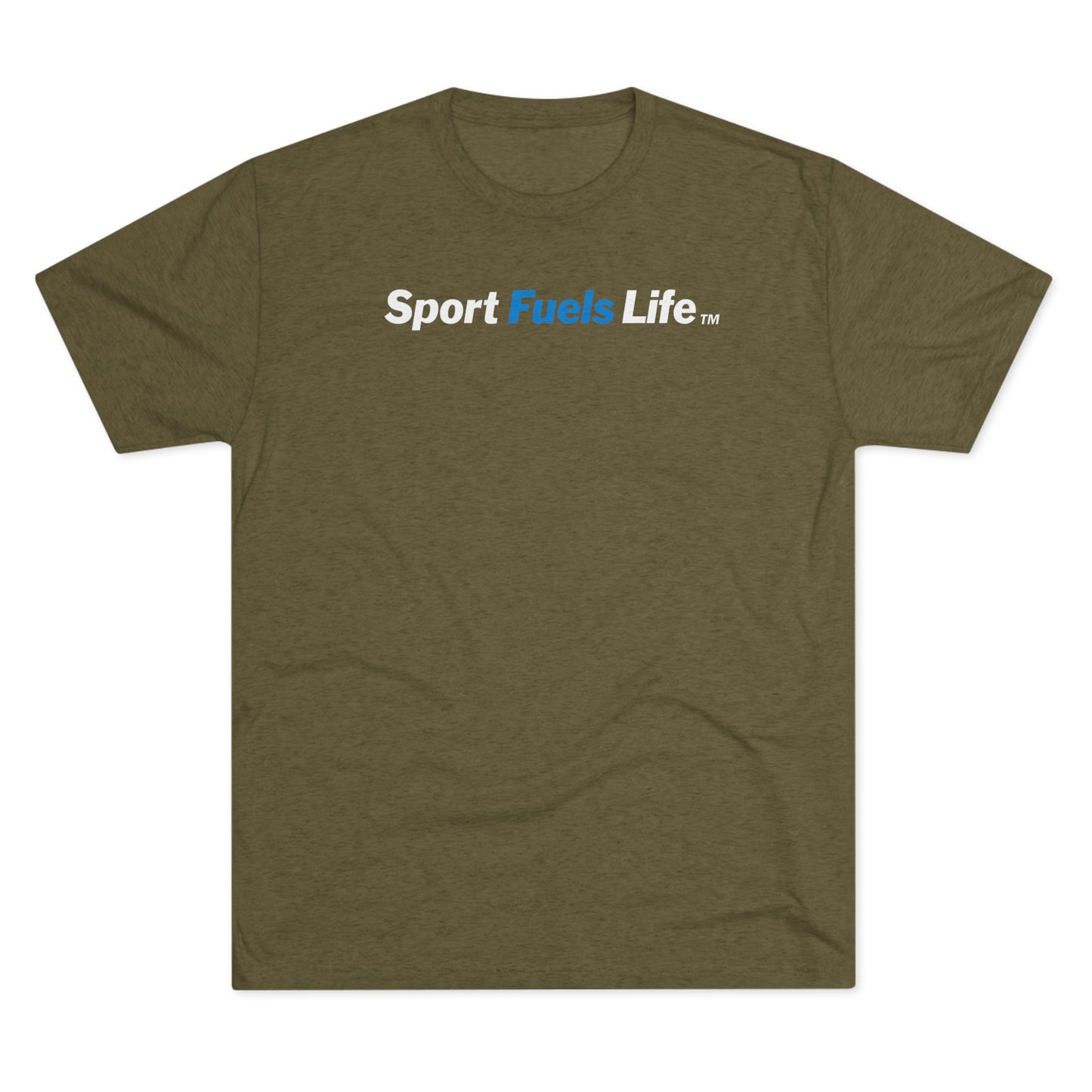 Sport Fuels Life Unisex Tri-Blend Crew Tee