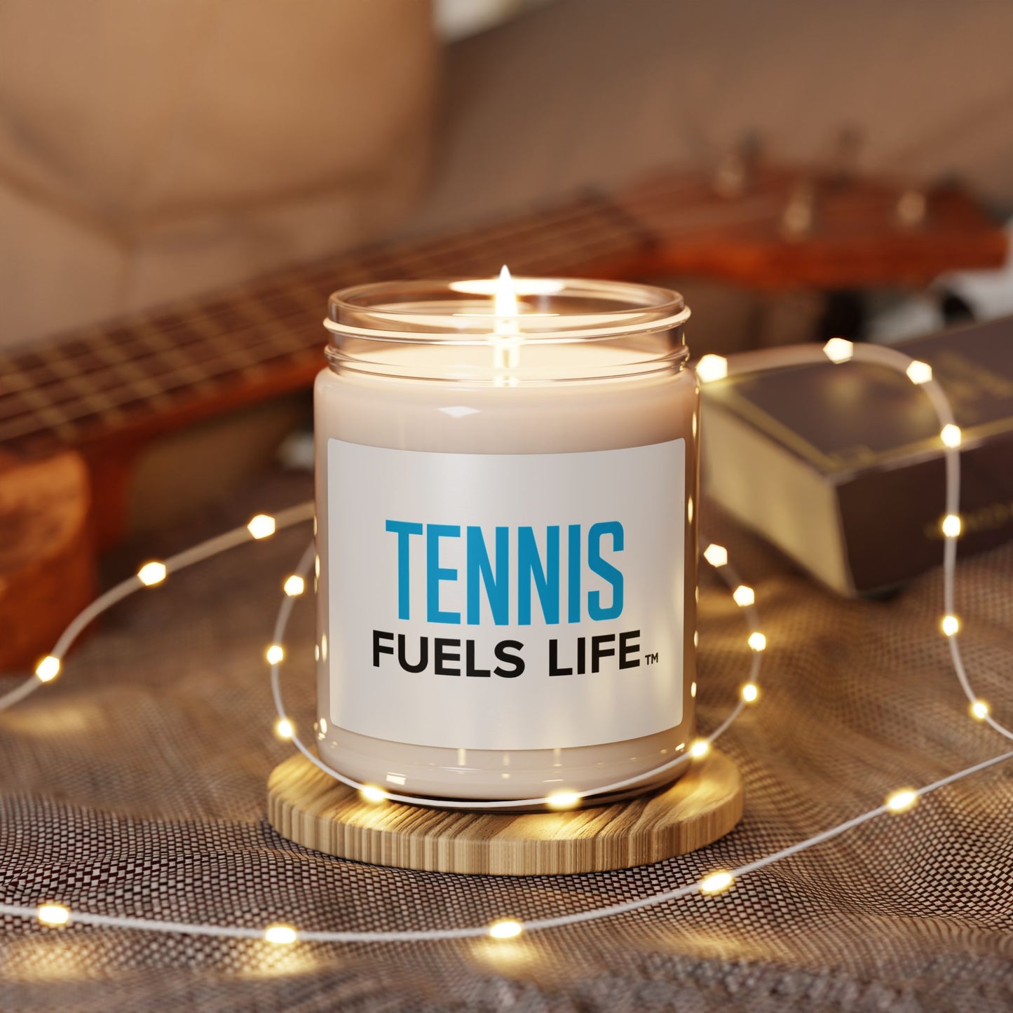 Tennis Fuels Life Scented Soy Candle, 9oz