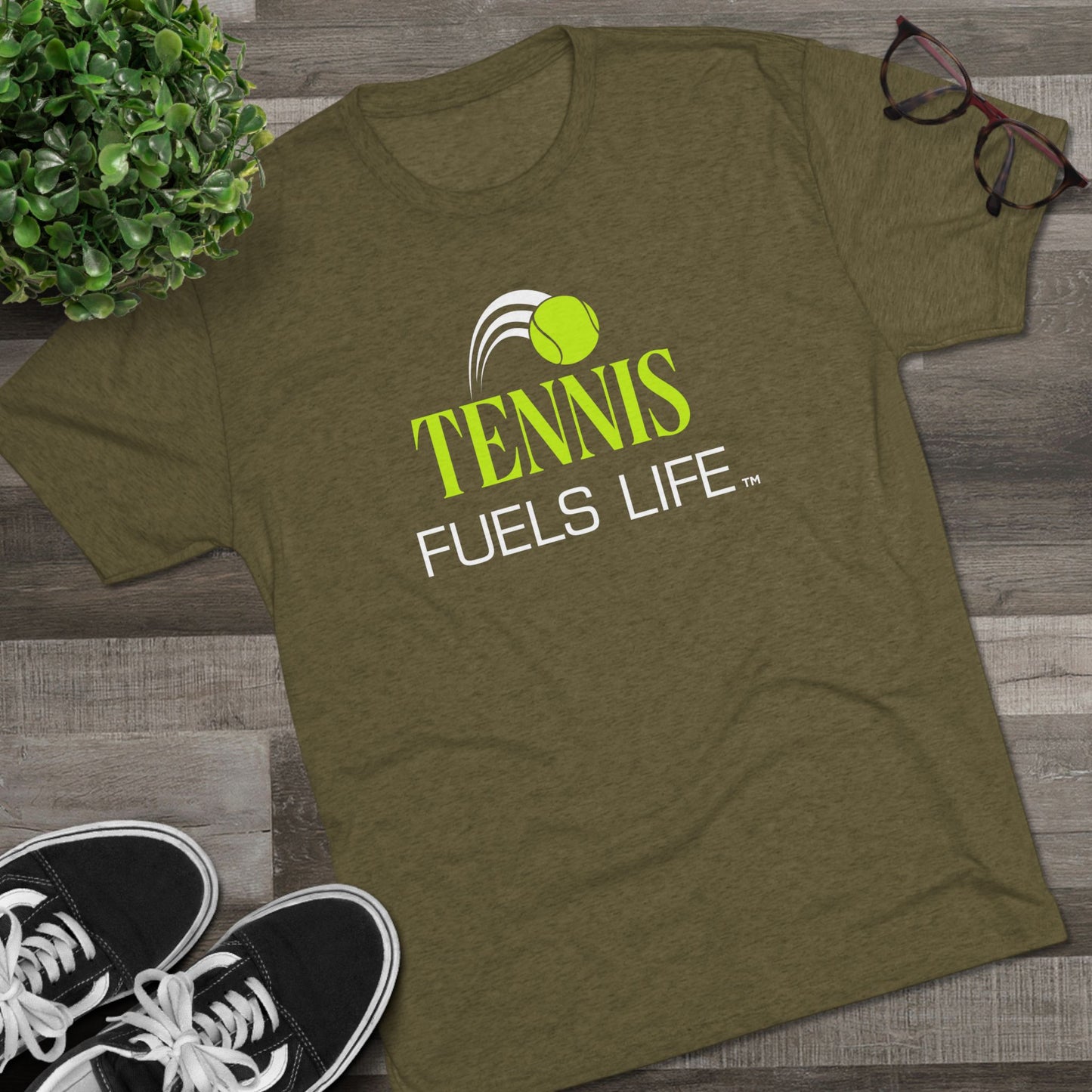 Tennis Pro Unisex Tri-Blend Crew Tee