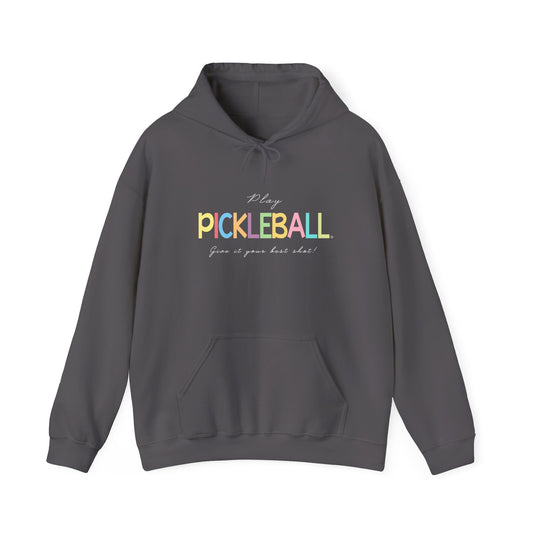 Colorful Pickleball Unisex Heavy Blend™ Hooded Sweatshirt