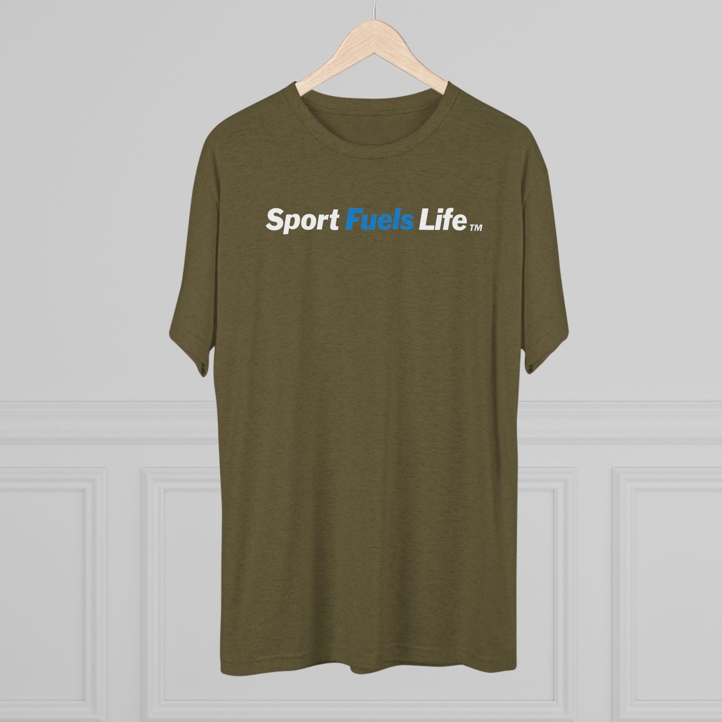 Sport Fuels Life Unisex Tri-Blend Crew Tee