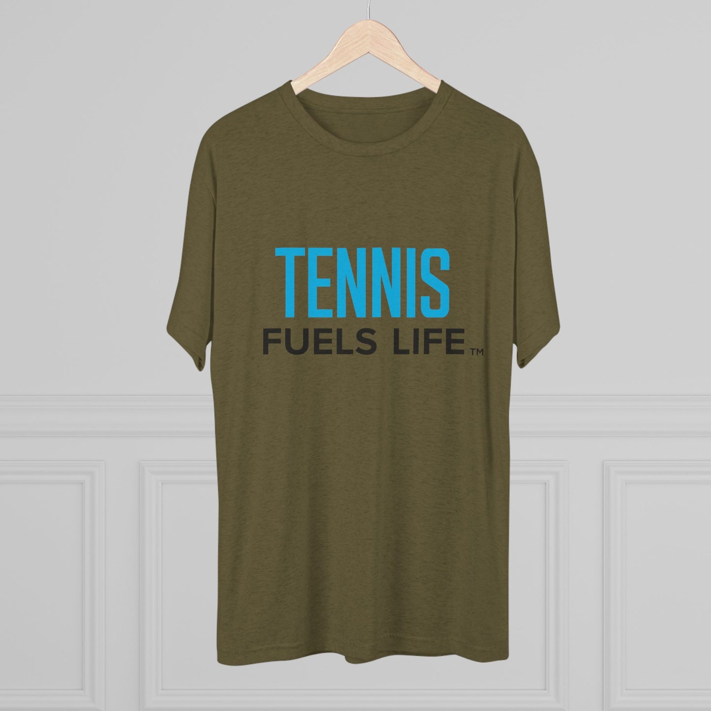 Tennis Fuels Life Unisex Tri-Blend Crew Tee