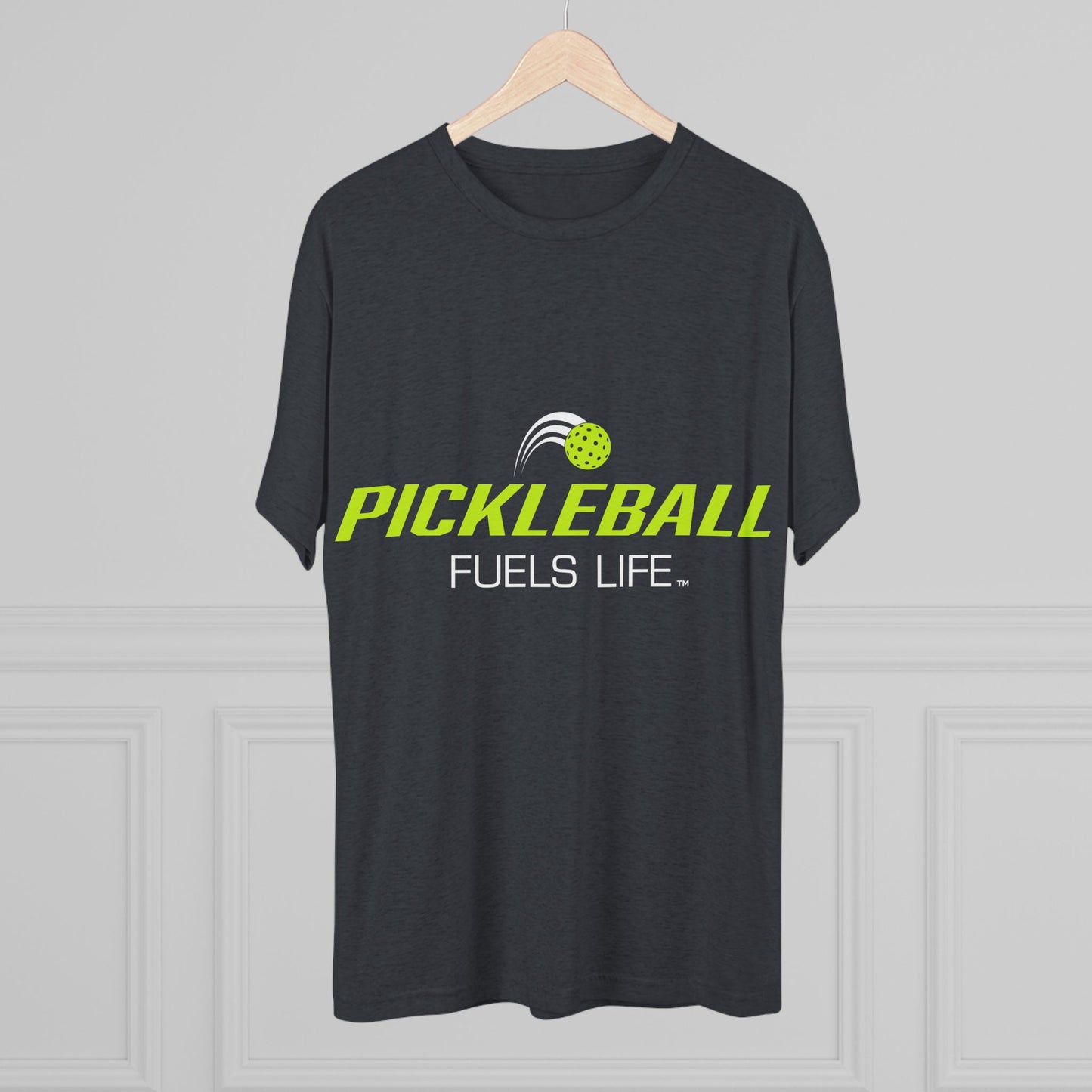 Pickleball Fuels Life Unisex Tri-Blend Crew Tee