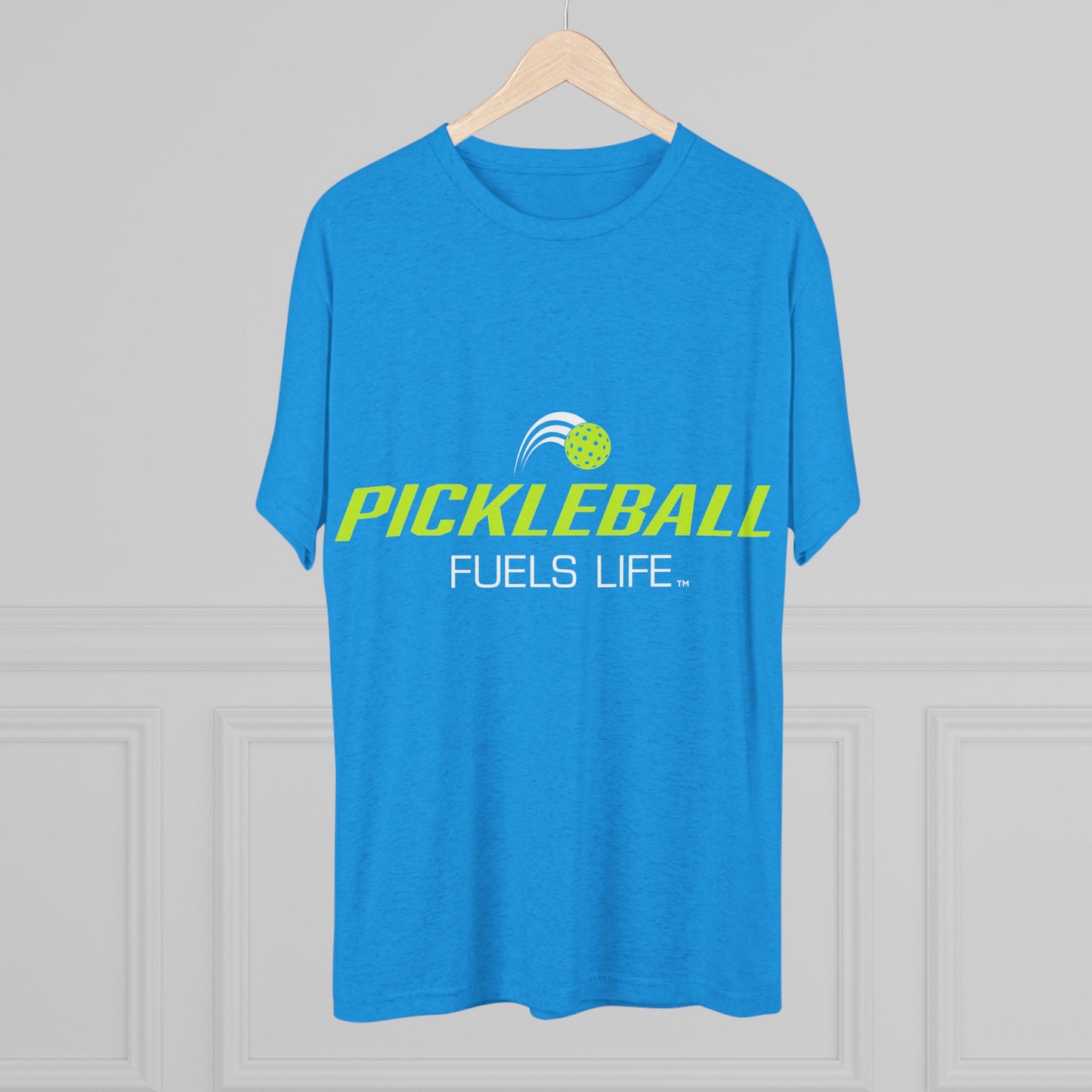 Pickleball Fuels Life Unisex Tri-Blend Crew Tee