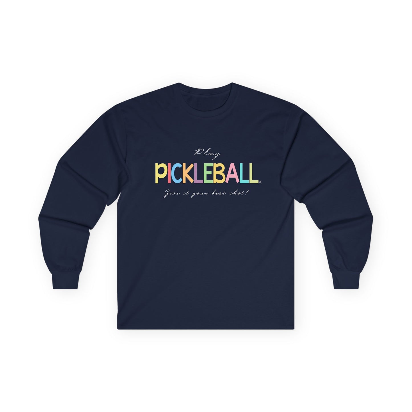 Colorful Pickleball Unisex Ultra Cotton Long Sleeve Tee