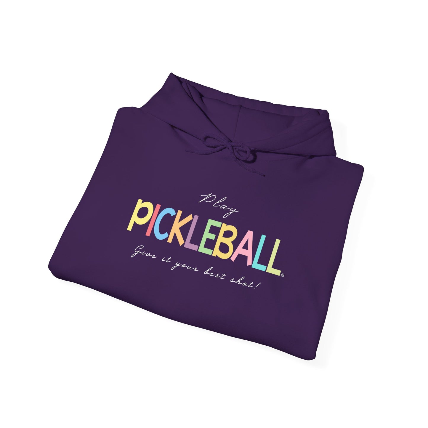 Colorful Pickleball Unisex Heavy Blend™ Hooded Sweatshirt