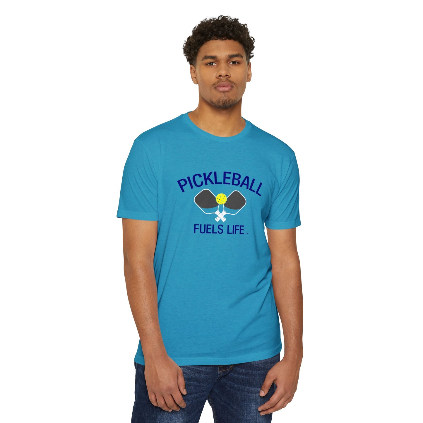 Double Paddle Unisex CVC Jersey T-shirt