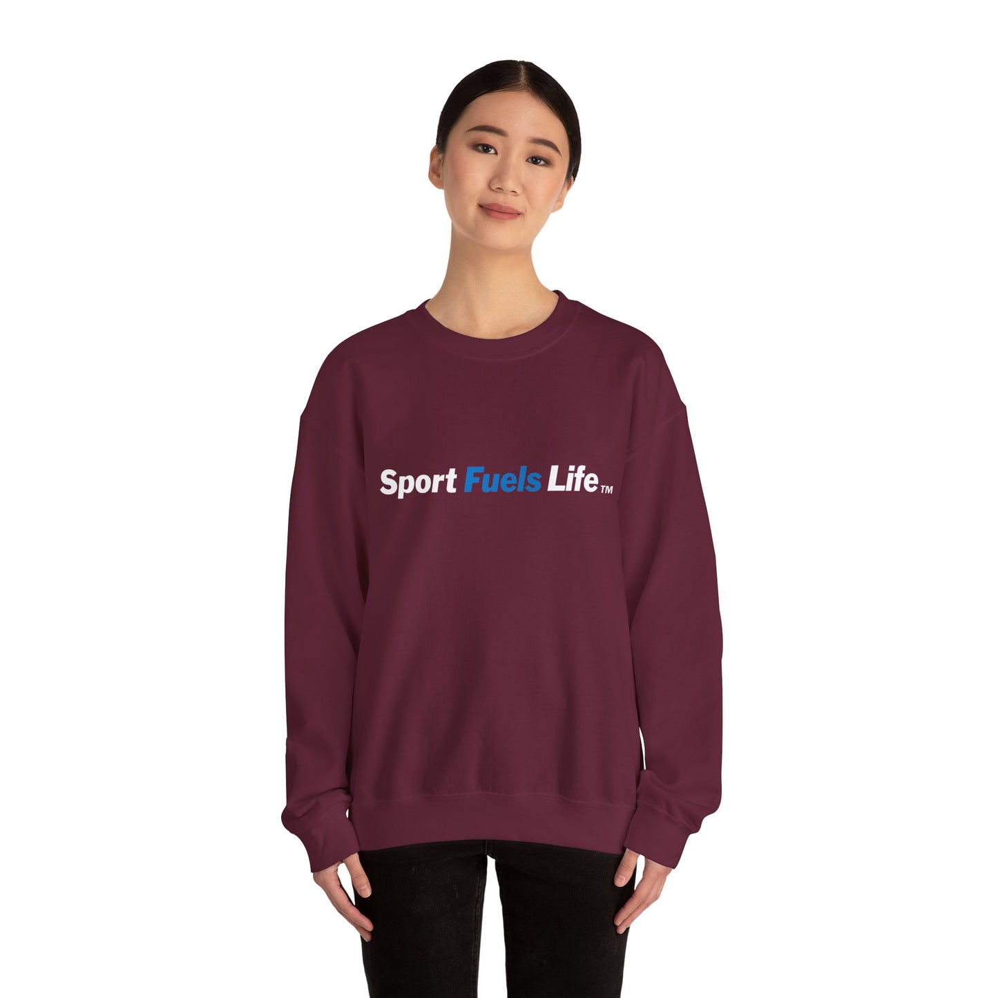 Sport Fuels Life Unisex Heavy Blend™ Crewneck Sweatshirt