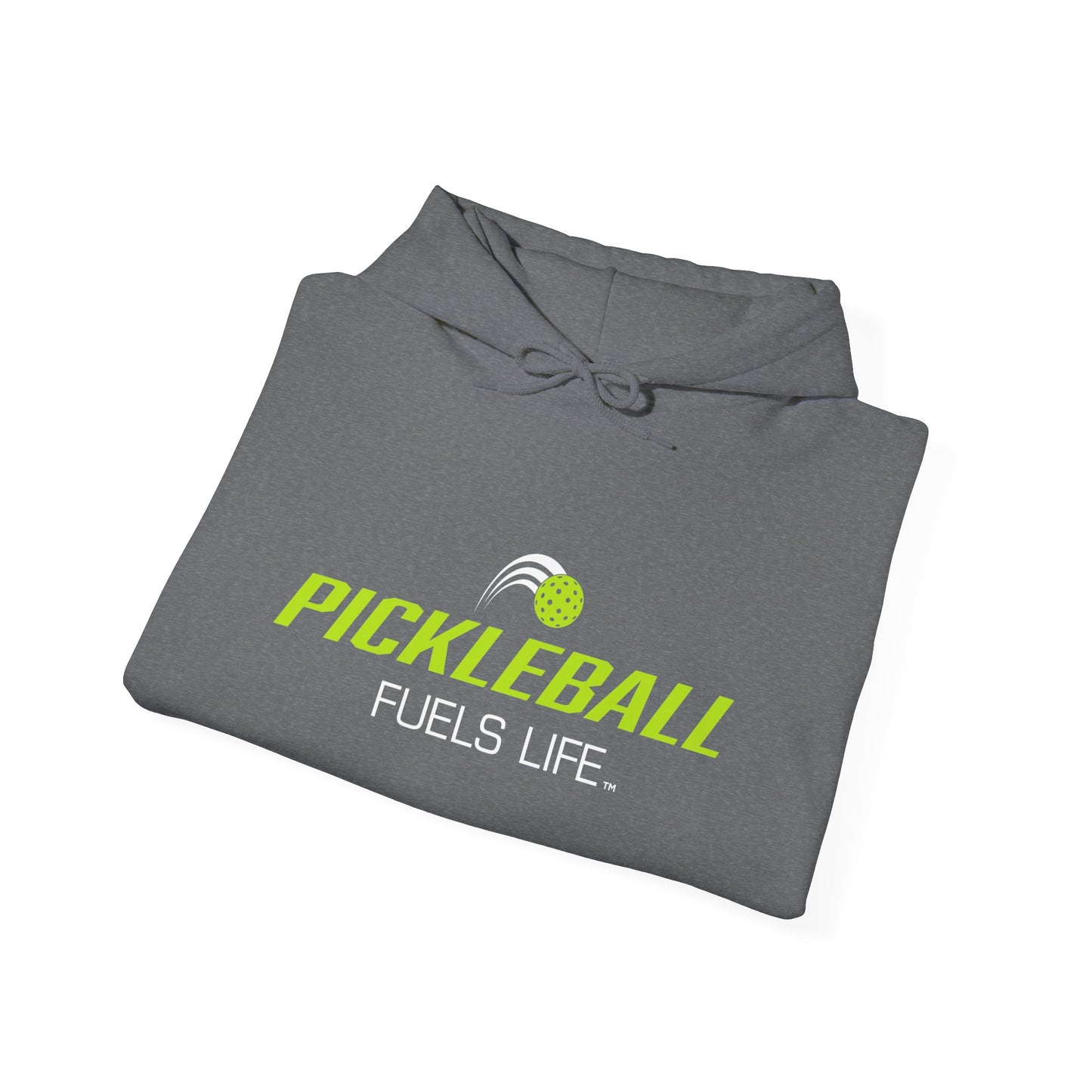 Pickleball Fuels Life Unisex Heavy Blend™ Hooded Sweatshirt