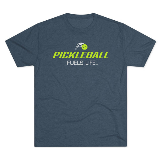 Pickleball Fuels Life Unisex Tri-Blend Crew Tee