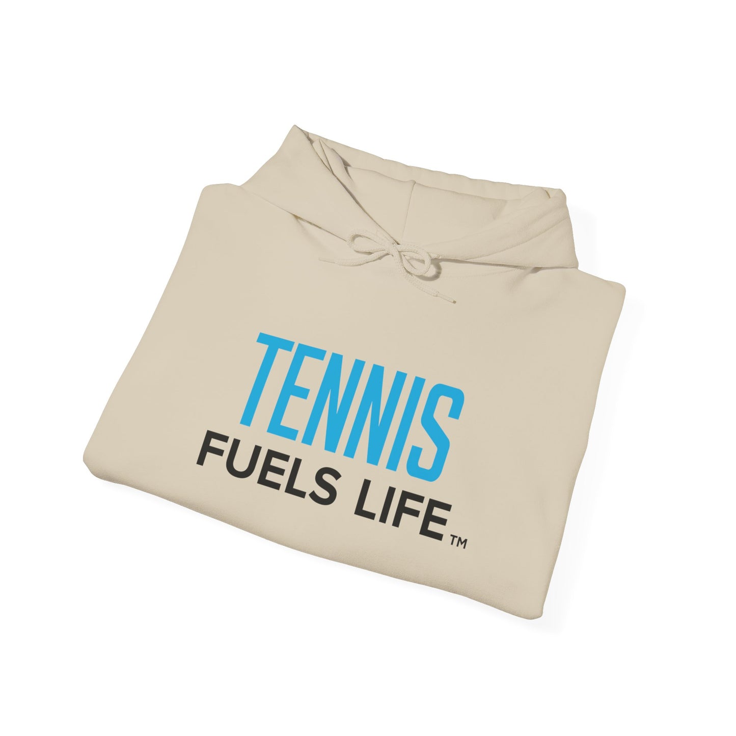 Tennis Fuels Life Unisex Heavy Blend™ Hooded Sweatshirt