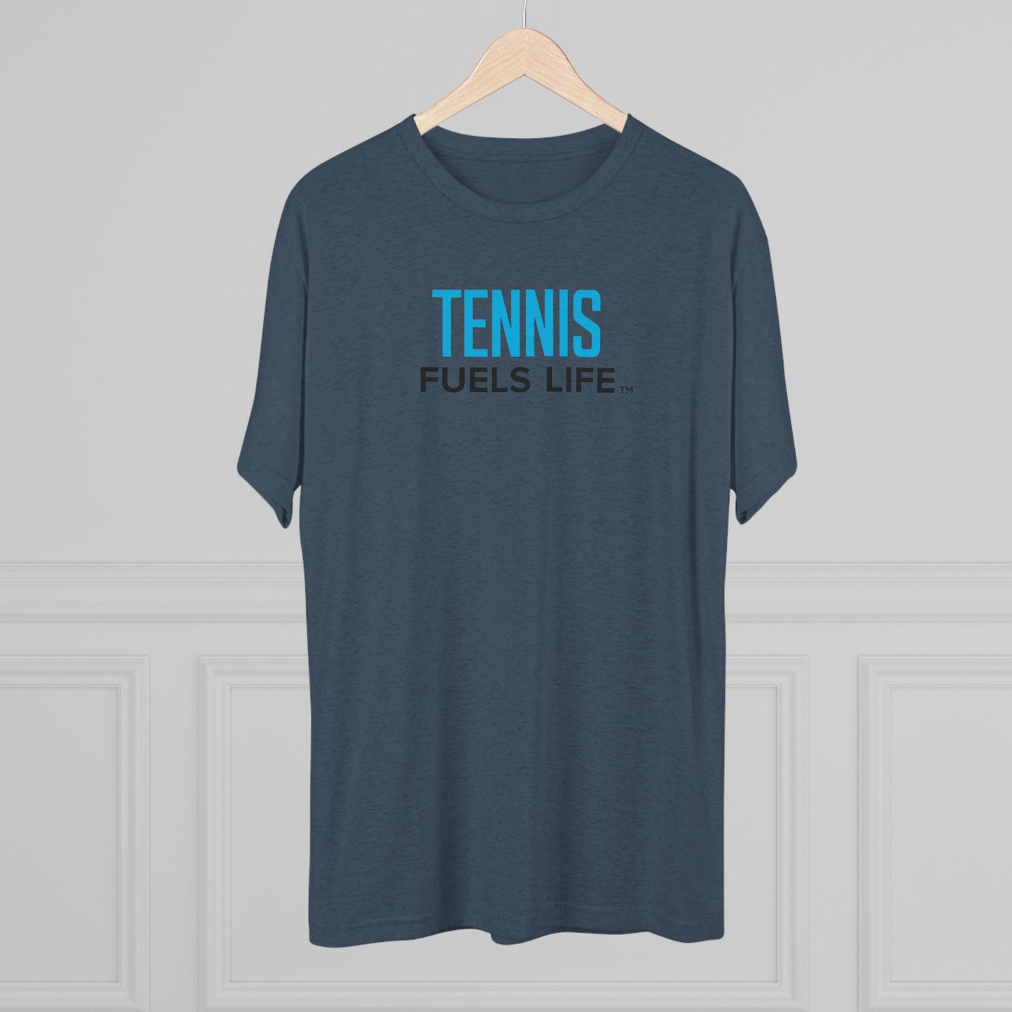 Tennis Fuels Life Unisex Tri-Blend Crew Tee