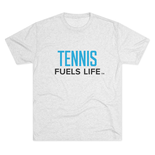 Tennis Fuels Life Unisex Tri-Blend Crew Tee