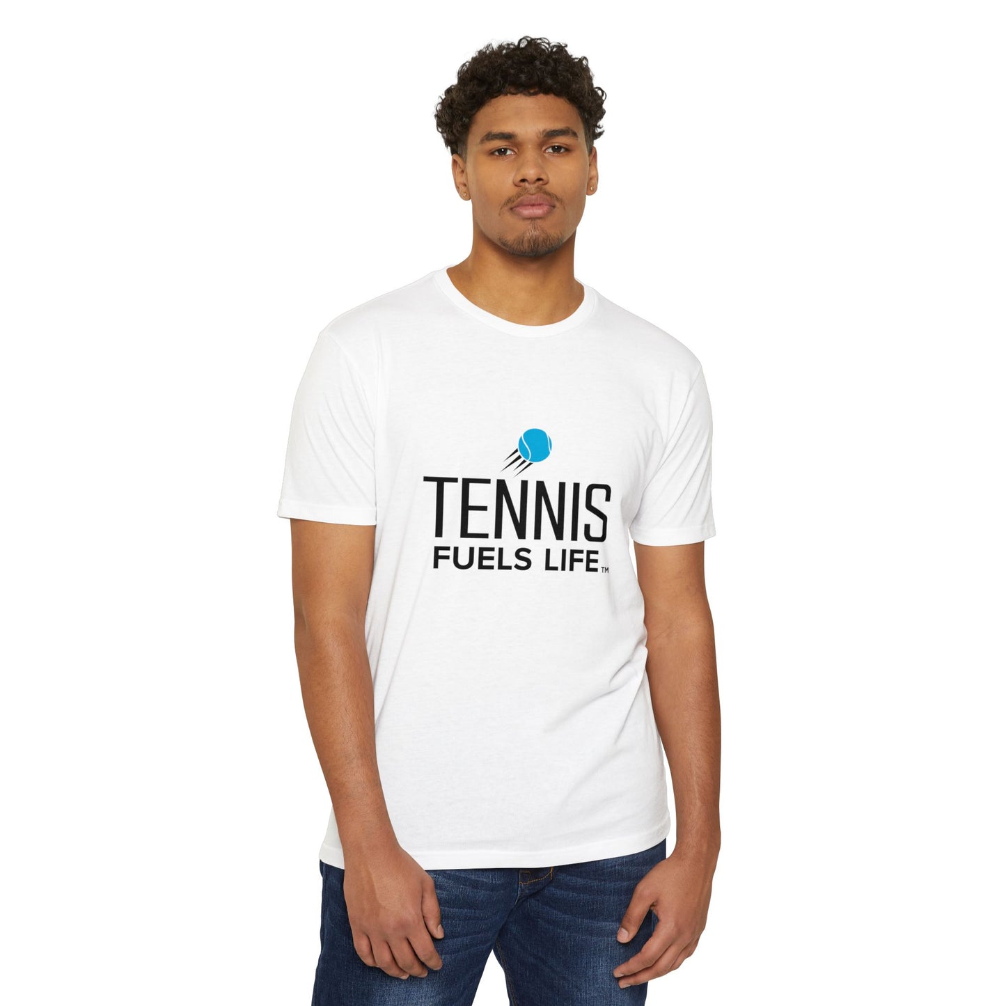 Sleek Tennis Unisex CVC Jersey T-shirt