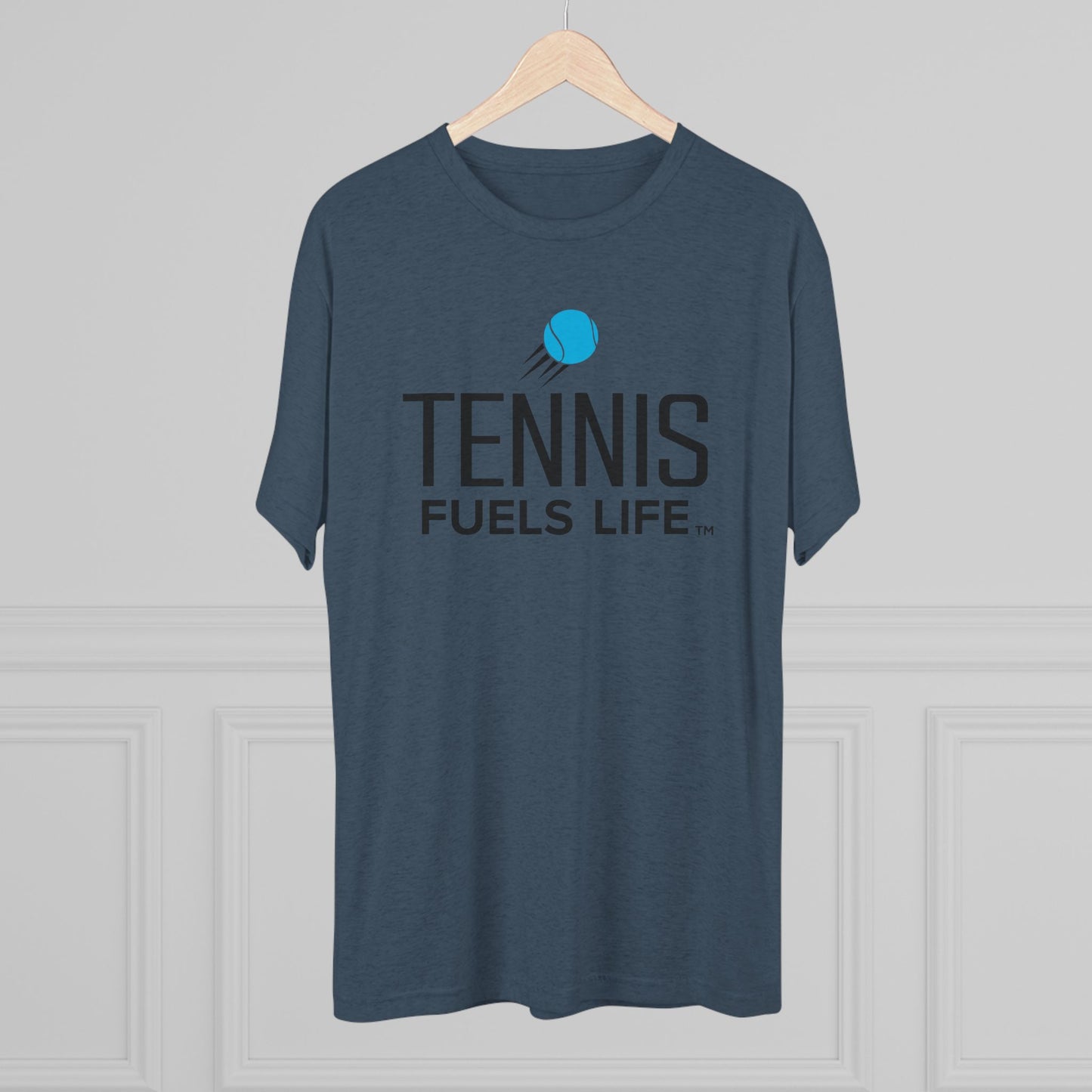 Sleek Tennis Unisex Tri-Blend Crew Tee