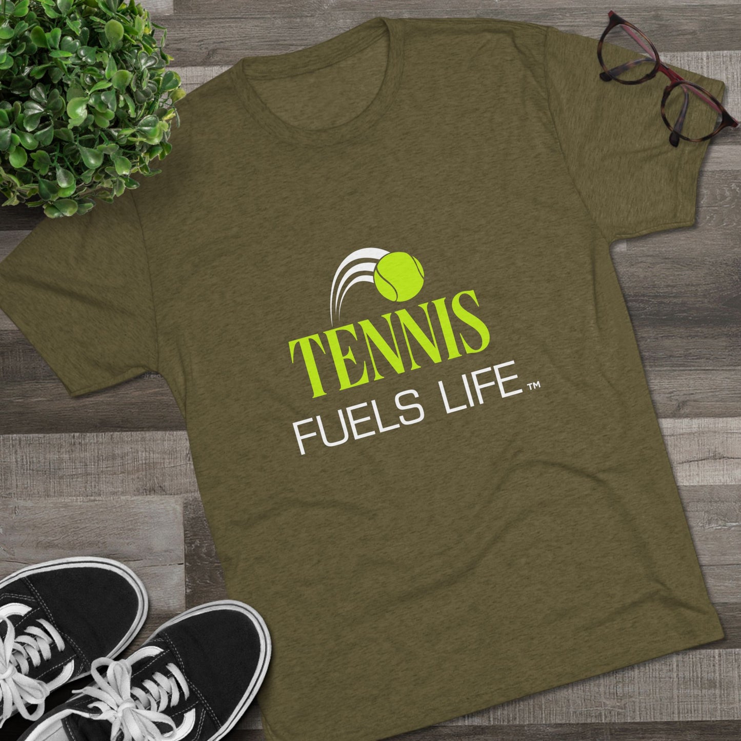 Tennis Pro Unisex Tri-Blend Crew Tee