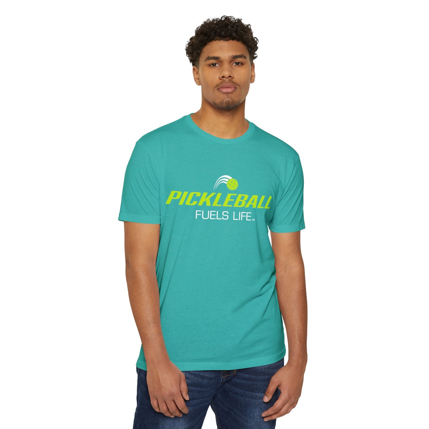 Pickleball Fuels Life Unisex CVC Jersey T-shirt