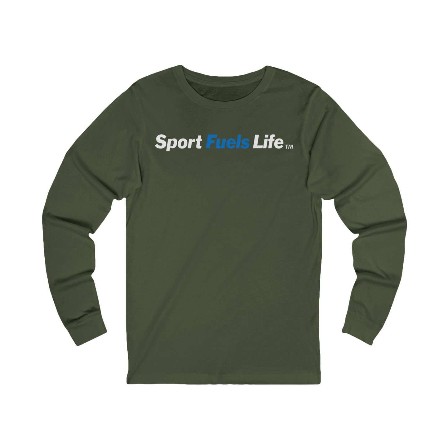 Sport Fuels Life Unisex Jersey Long Sleeve Tee