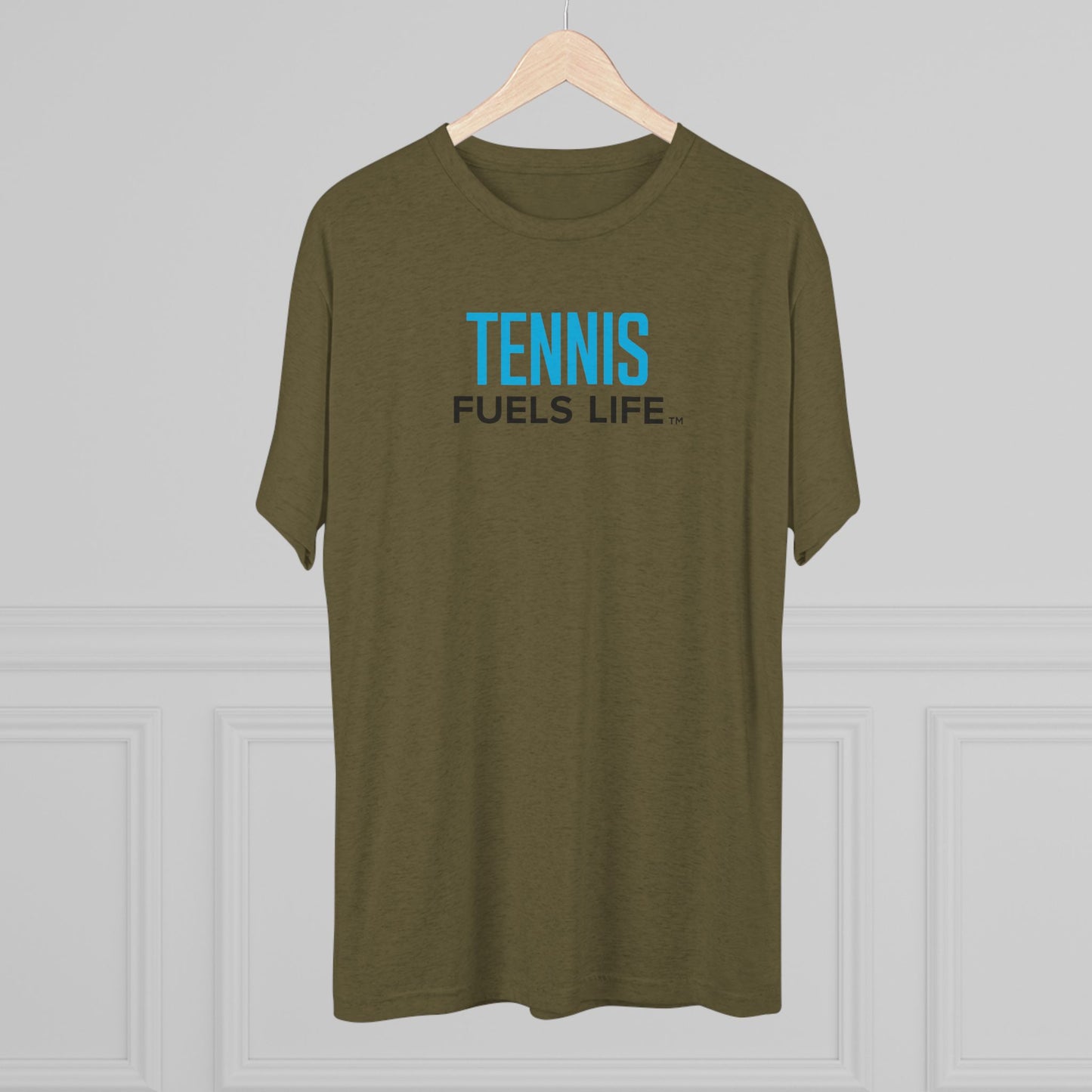 Tennis Fuels Life Unisex Tri-Blend Crew Tee