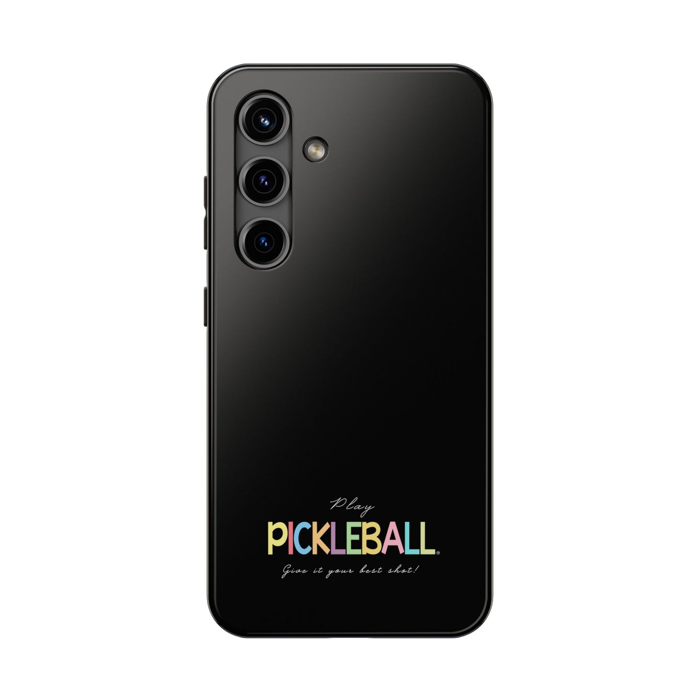 Colorful Pickleball Tough Phone Cases