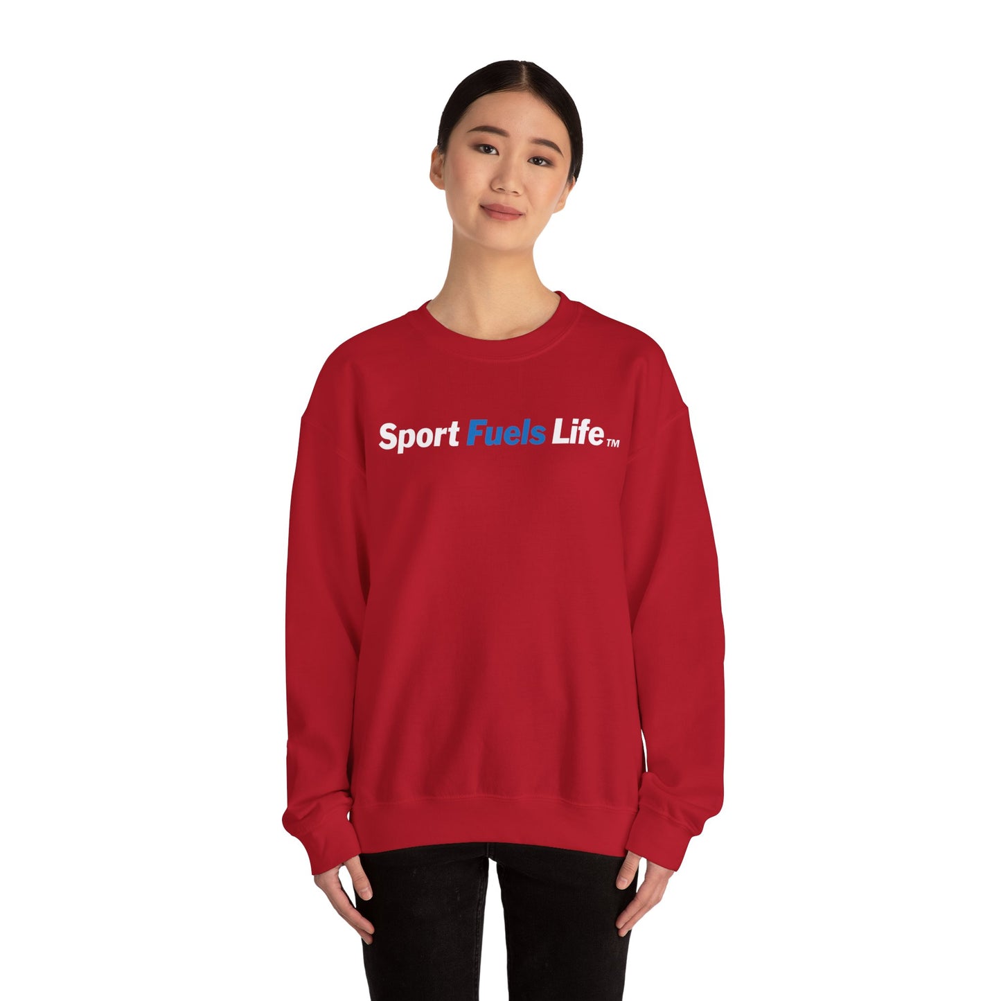 Sport Fuels Life Unisex Heavy Blend™ Crewneck Sweatshirt