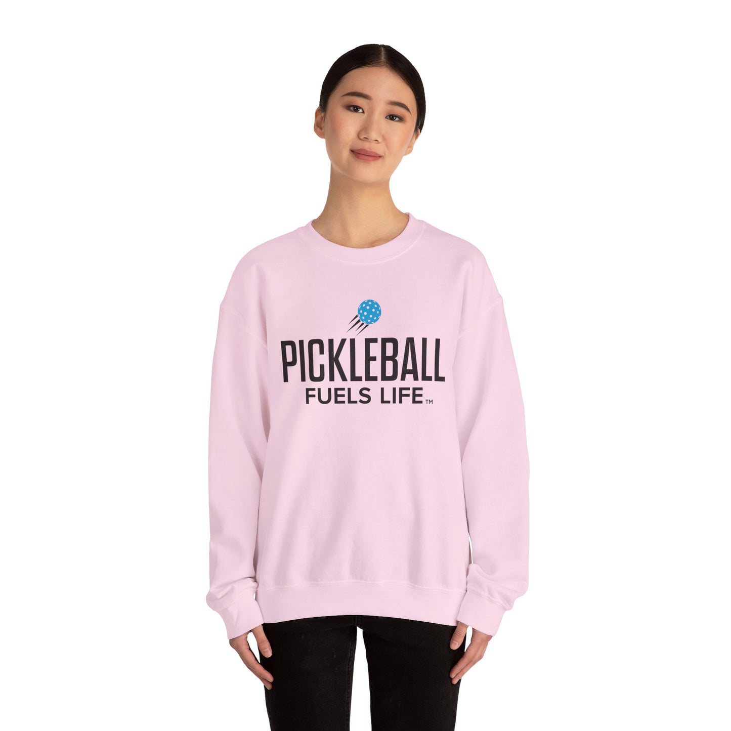 Sleek Pickleball Unisex Heavy Blend™ Crewneck Sweatshirt