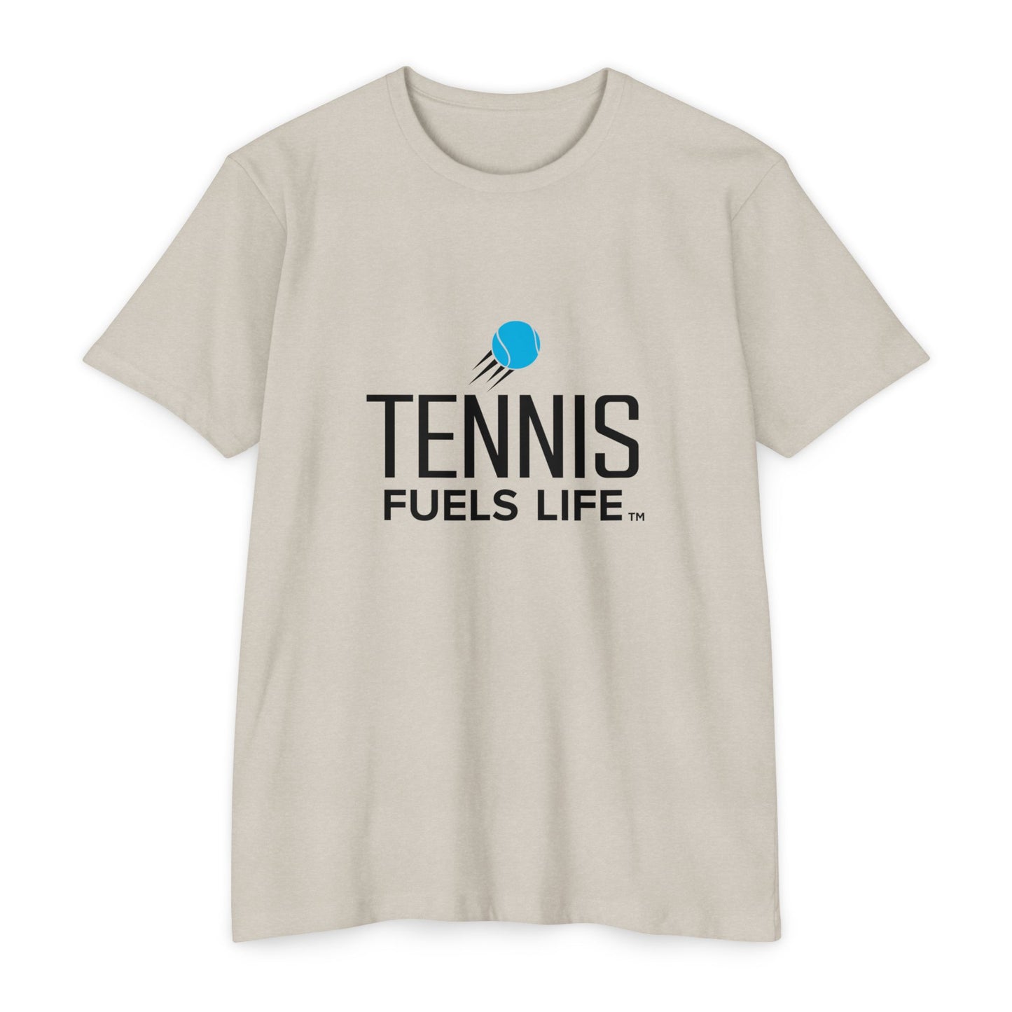 Sleek Tennis Unisex CVC Jersey T-shirt