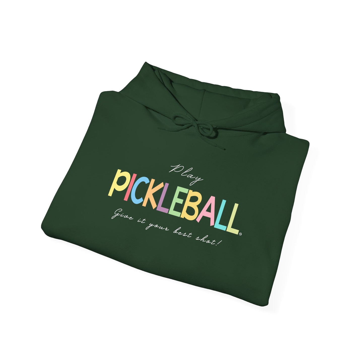 Colorful Pickleball Unisex Heavy Blend™ Hooded Sweatshirt