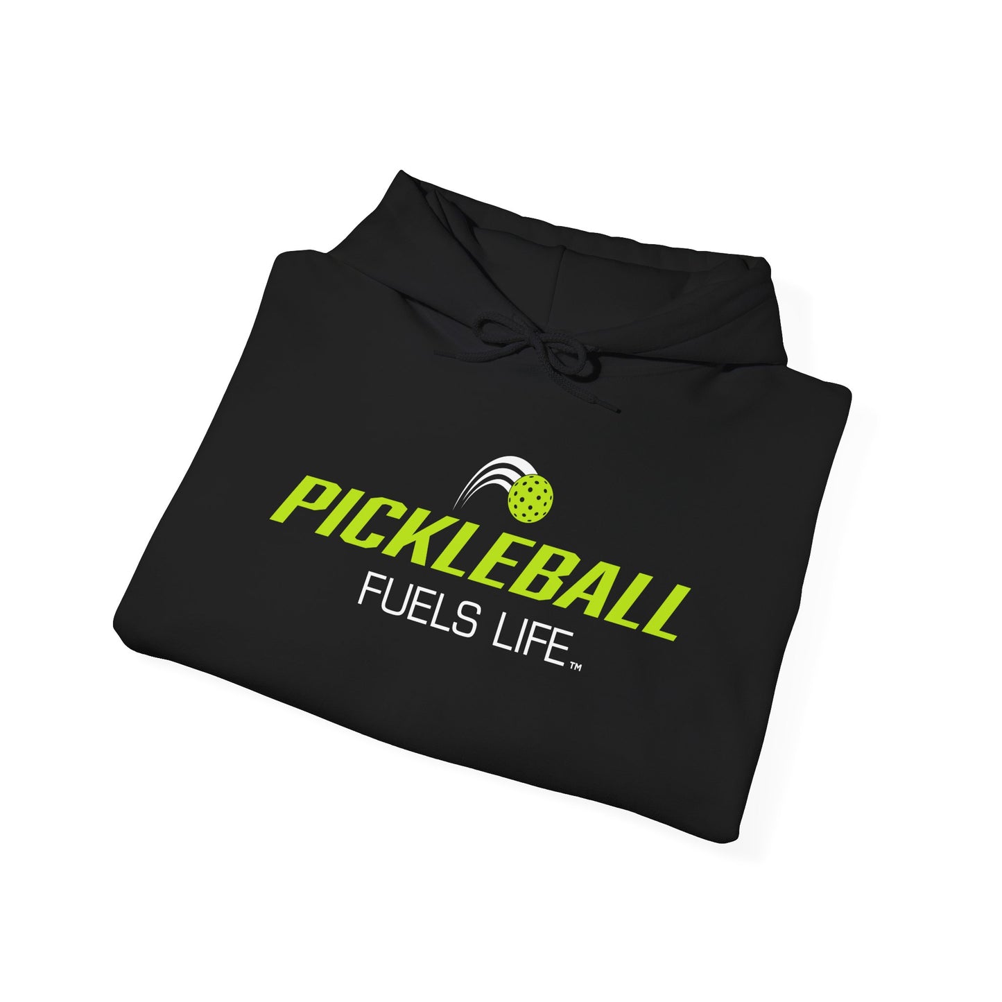 Pickleball Fuels Life Unisex Heavy Blend™ Hooded Sweatshirt