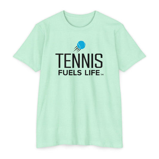 Sleek Tennis Unisex CVC Jersey T-shirt