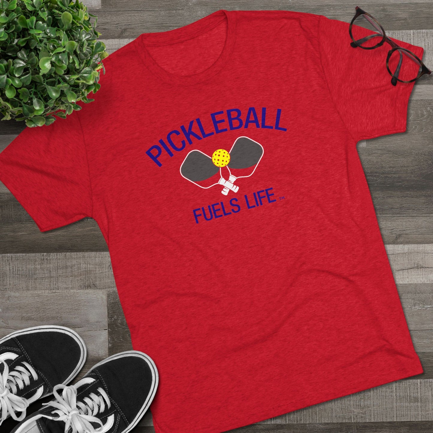 Double Paddle Unisex Tri-Blend Crew Tee