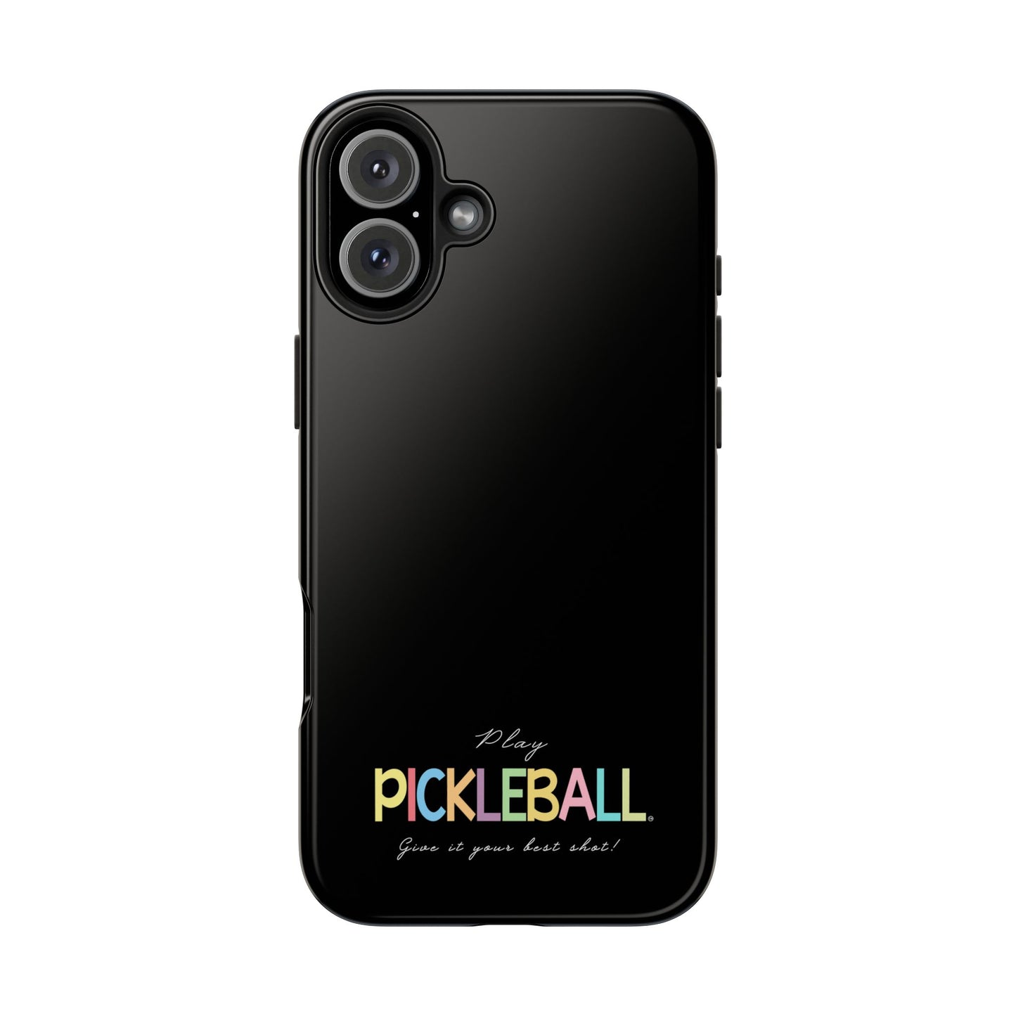 Colorful Pickleball Tough Phone Cases