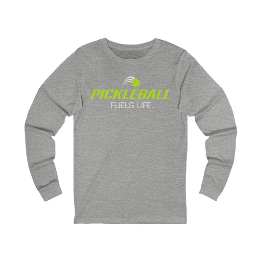 Pickleball Fuels Life Unisex Jersey Long Sleeve Tee