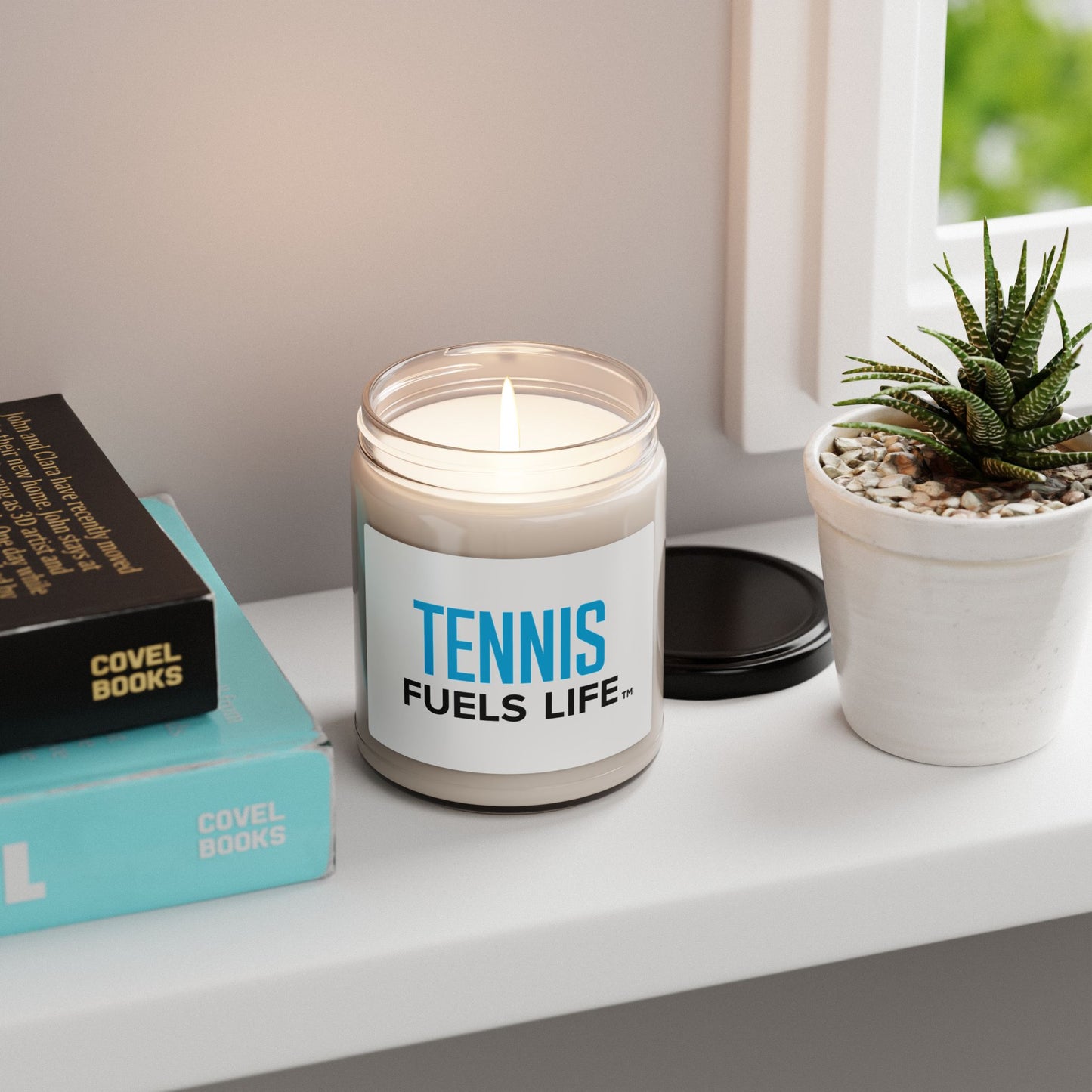 Tennis Fuels Life Scented Soy Candle, 9oz