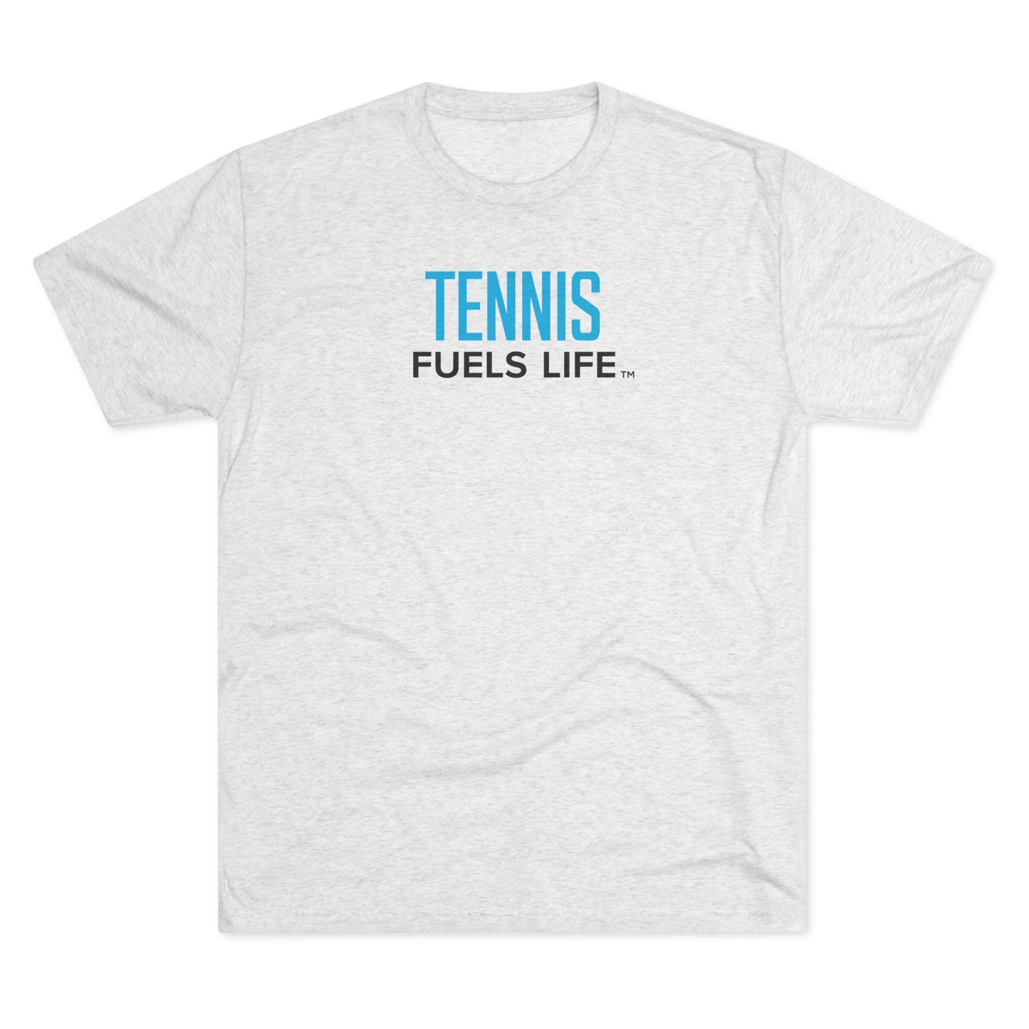 Tennis Fuels Life Unisex Tri-Blend Crew Tee