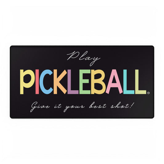 Colorful Pickleball Desk Mats