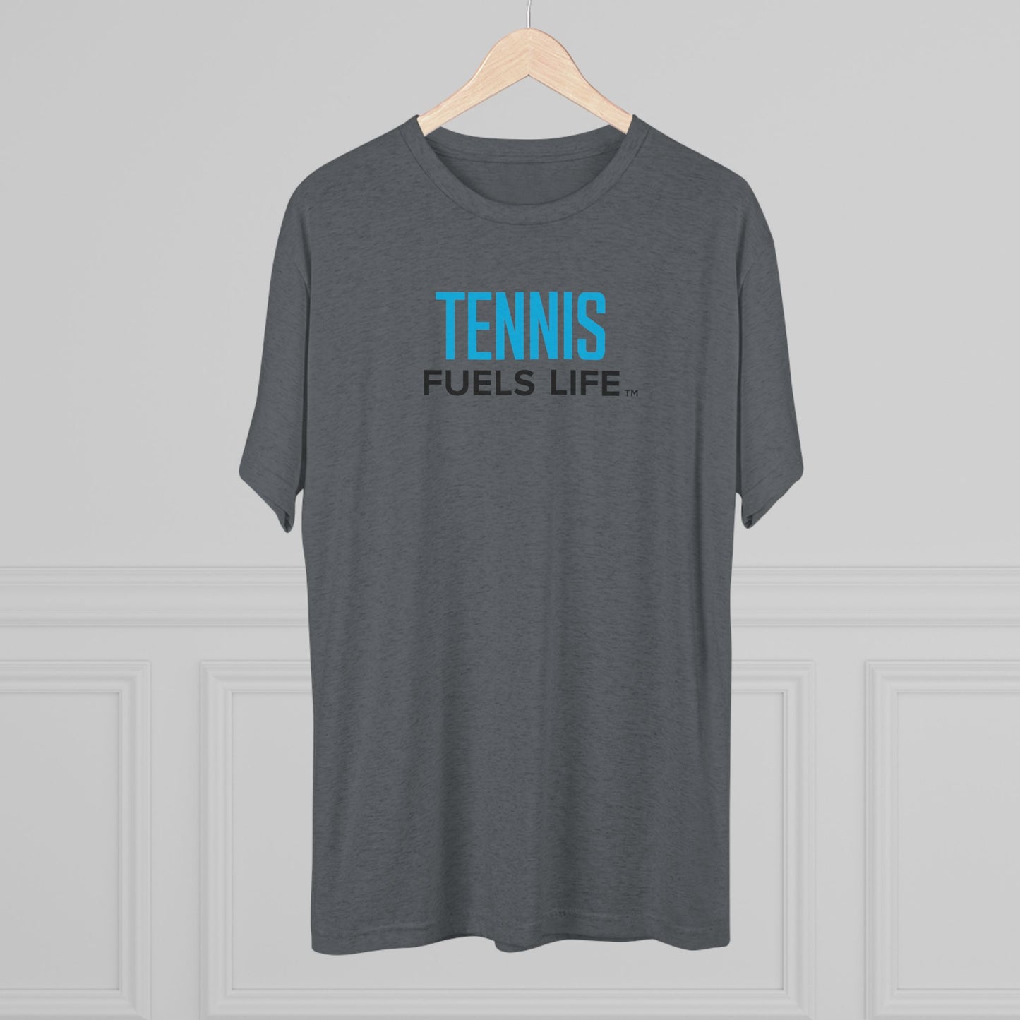 Tennis Fuels Life Unisex Tri-Blend Crew Tee