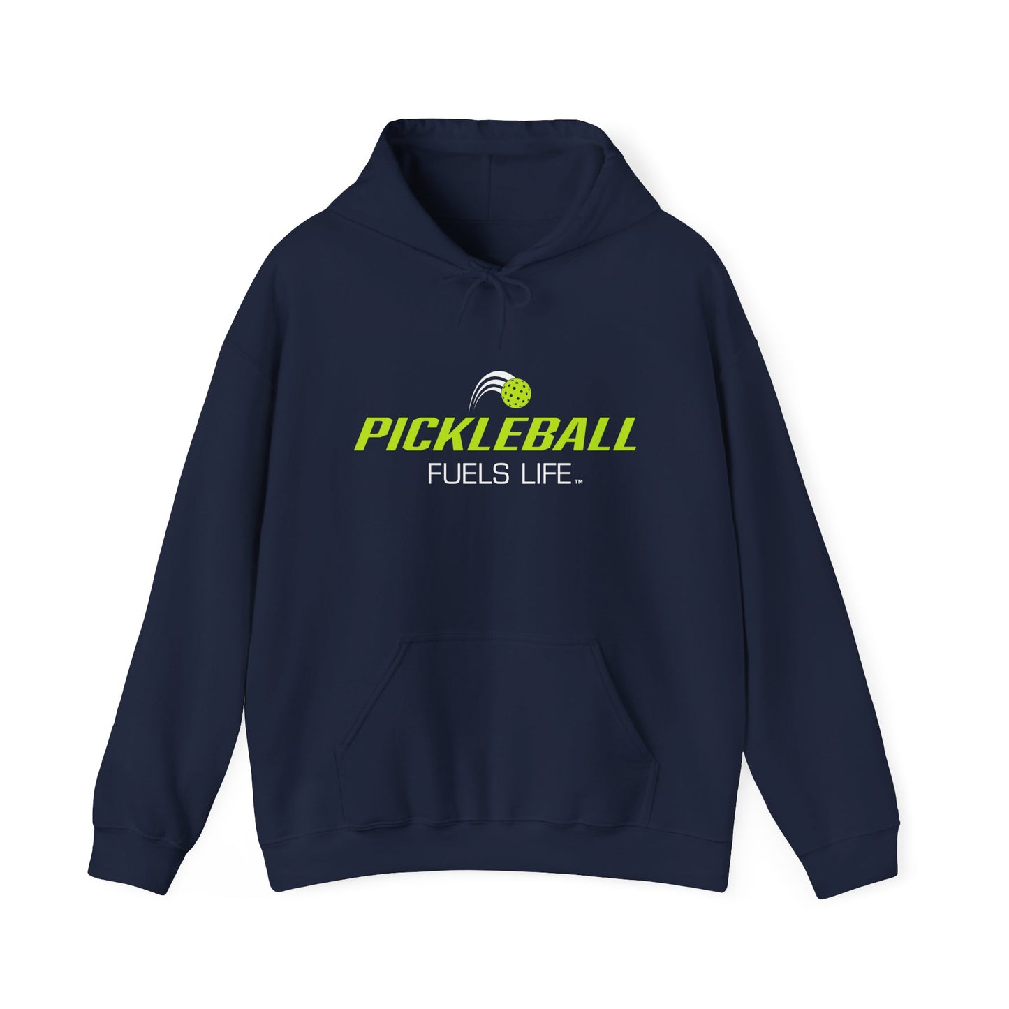 Pickleball Fuels Life Unisex Heavy Blend™ Hooded Sweatshirt