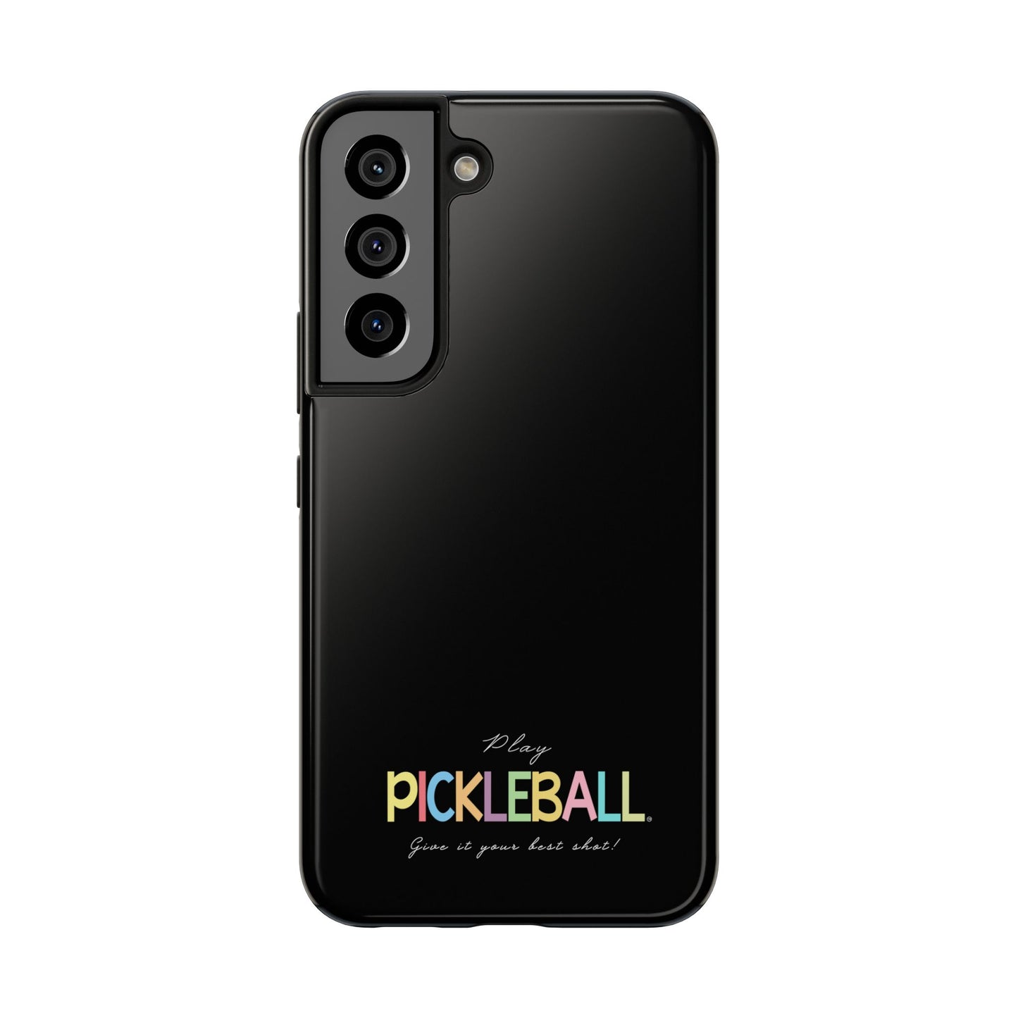 Colorful Pickleball Tough Phone Cases