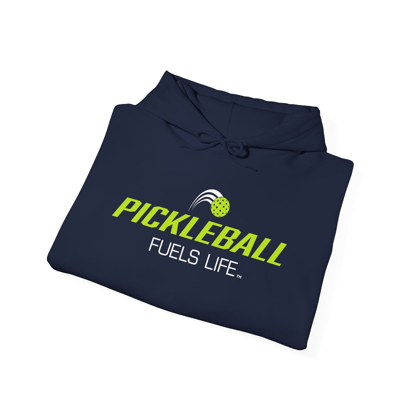 Pickleball Fuels Life Unisex Heavy Blend™ Hooded Sweatshirt