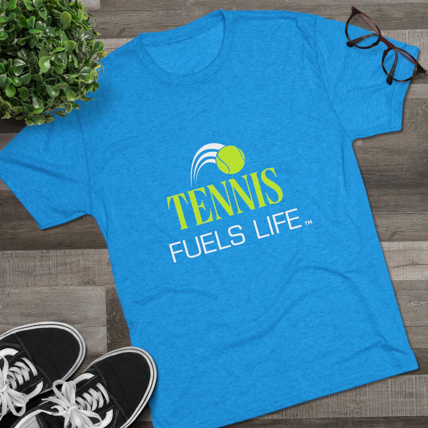 Tennis Pro Unisex Tri-Blend Crew Tee