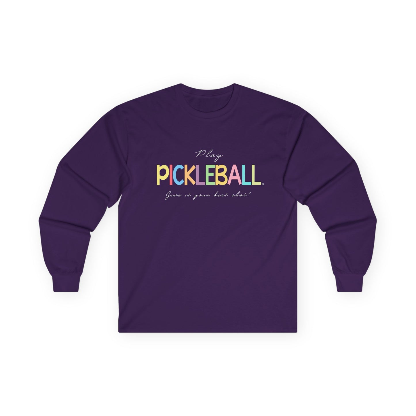 Colorful Pickleball Unisex Ultra Cotton Long Sleeve Tee