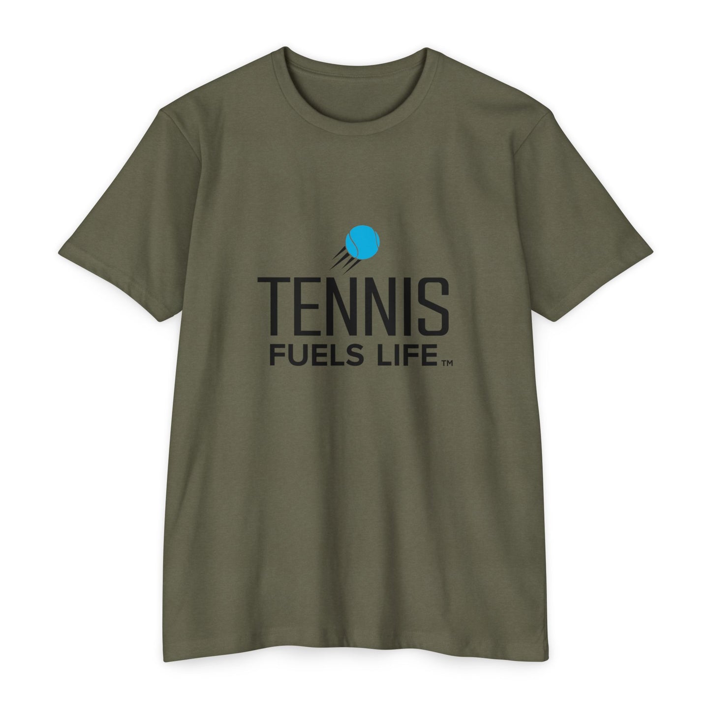 Sleek Tennis Unisex CVC Jersey T-shirt