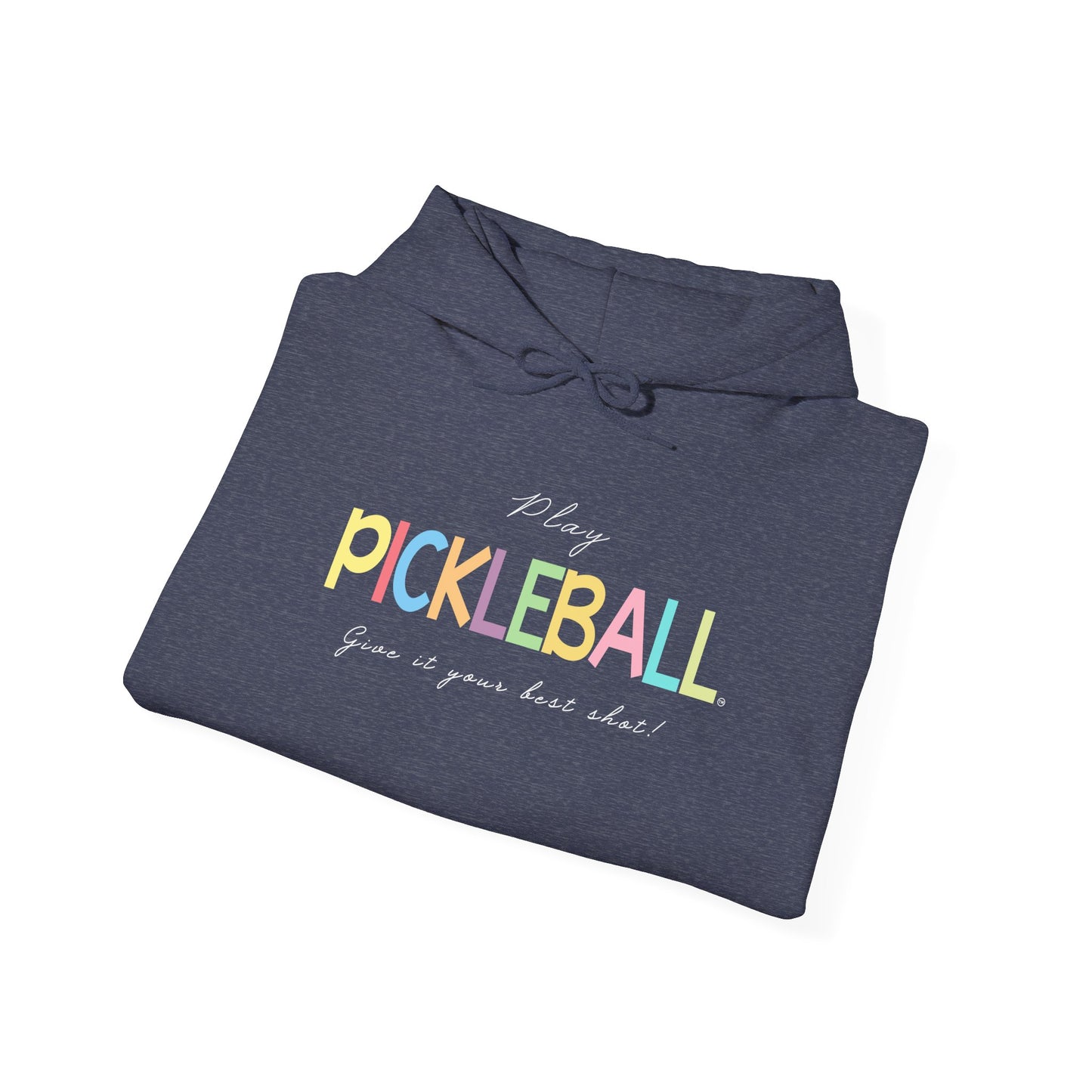 Colorful Pickleball Unisex Heavy Blend™ Hooded Sweatshirt